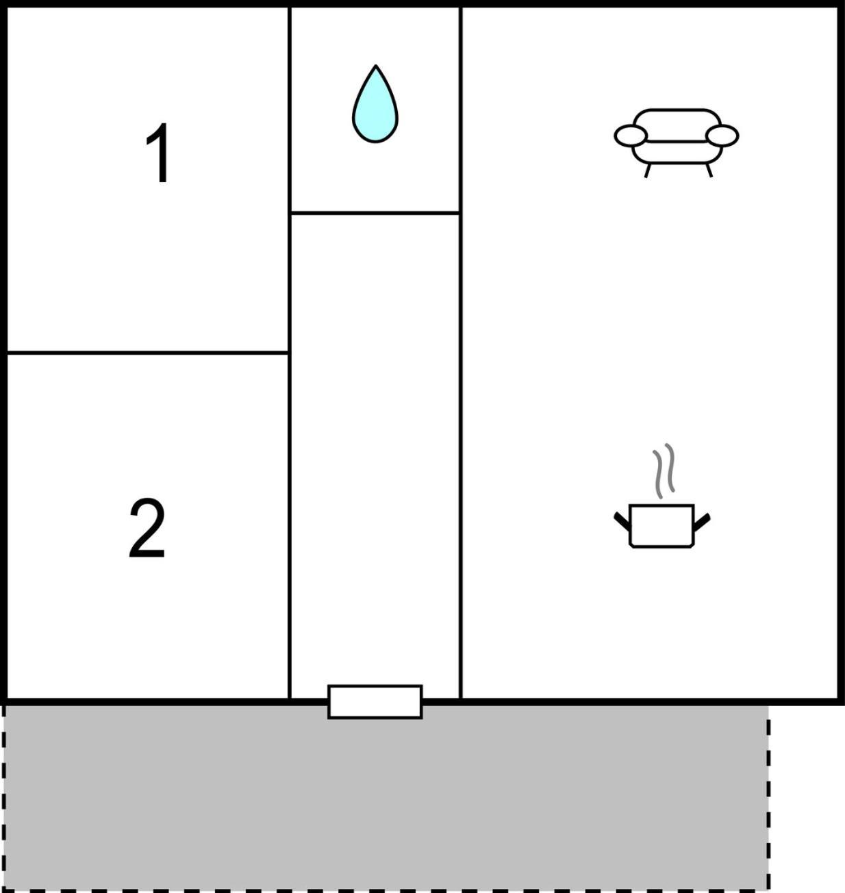 2 Bedroom Cozy Apartment In Zára Kültér fotó